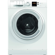 Ariston 7KG Front Load Washing Machine, 1000 RPM, 12 Programs, Fully Automatic Washer, Digital LED Display, Child Lock & Foam-Control, Self Cleaning Pump, Made In Turkey, White, NS703UWGCC