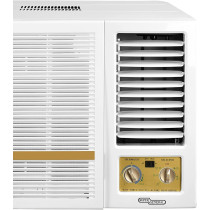 Super General 1.5 Ton Window Air Conditioner, 18000 BTU, Rotary compressor, SGA-19-41HE, White, 74.6 x 81.5 x 51.5 cm, 1 Year Warranty