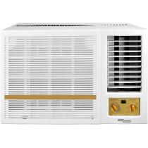 Super General 1.5 Ton Window Air Conditioner, 18000 BTU, Rotary compressor, SGA-19-41HE, White, 74.6 x 81.5 x 51.5 cm, 1 Year Warranty
