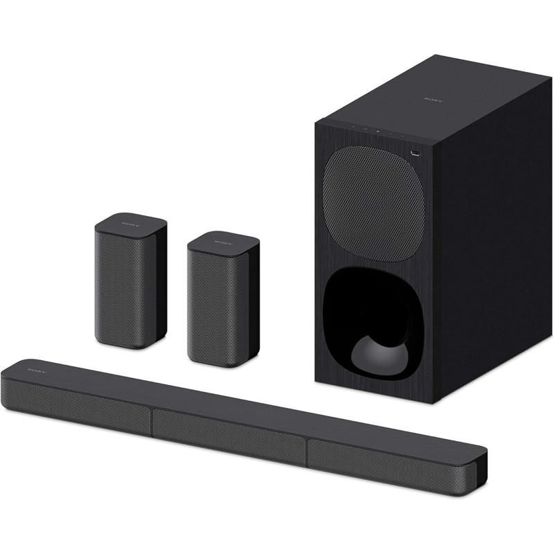 Sony HT-S20R - 5.1ch Soundbar with wired subwoofer and rear speakers, Bluetooth, USB, HDMI, black