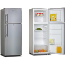Westpoint 240 Liters Double Door DEFROST Refrigerator 2 Star ESMA RATED with Lock & Light One Year Warranty Silver - WRN-2417EI: Office Products