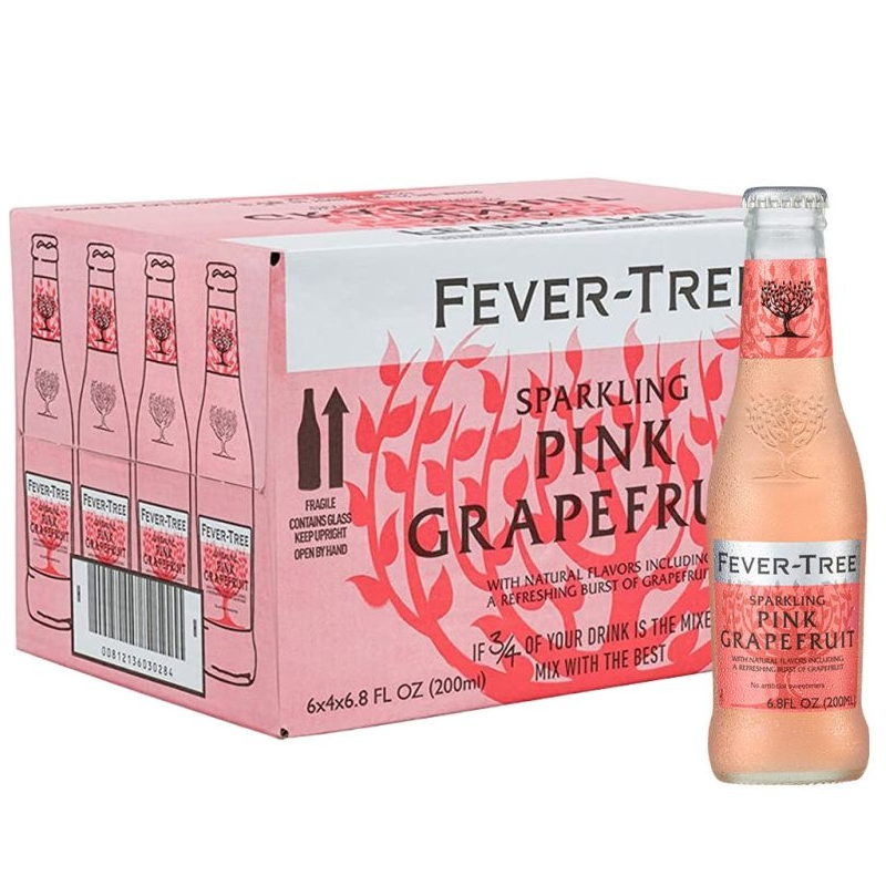 Fever Tree Pink Grapefruit Soda Tonic Water 200ML x 24