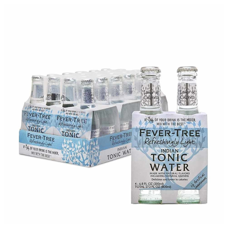 Fever Tree Refreshingly Light Tonic Water 200ML x 24