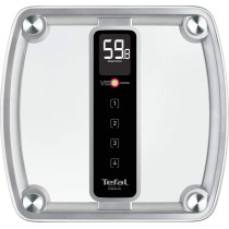 Tefal Evolis Electronic Personal Scale, Silver, Glass, PP5150V1