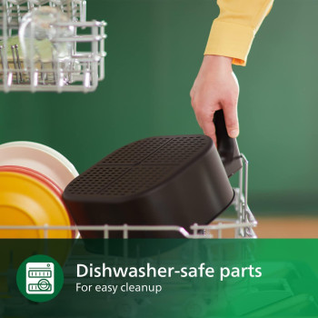 PHILIPS Air Fryer, Black, ‎HD9280/90