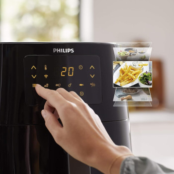 PHILIPS Air Fryer, Black, ‎HD9280/90