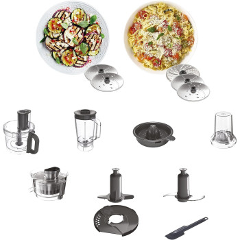 KENWOOD Food Processor, Silver, ‎FDP65.750WH