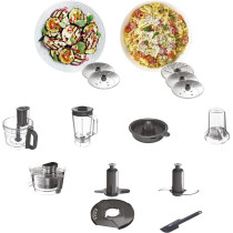 KENWOOD Food Processor, Silver, ‎FDP65.750WH