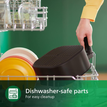 PHILIPS Essential XL Airfryer 2000W, 6.2L, Digital, 7 presets, Black body/blackhandle, 50Hz, HD9270/91