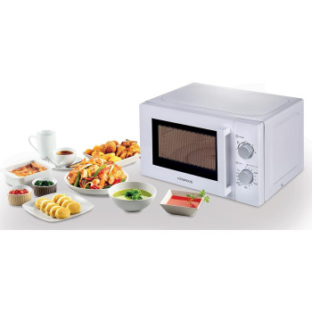 KENWOOD 20L Microwave Oven with 5 Power Levels, Defrost Function, 35 Minutes Timer, 700W, White, MWM20.000WH