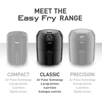 Tefal Easy Fry Classic Health Air Fryer, Black, 4.2 L, 6 Portions, 1500W, EY2018