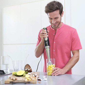 BRAUN Household MultiQuick 9 Hand Blender - 1200W, 2L Food Processor, iMode Technology, SmartSpeed, SplashControl, MQ 9185 XLI