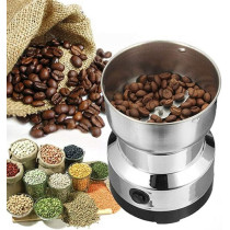 ECVV Electric Spice Grinder, Stainless Steel Electric Spice Coffee Nut Grain Grinder, Stainless Steel, Multi‑Function Kitchen Tool, LC-GRINDER01