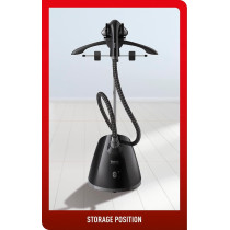 Tefal Pro Style One Upright Garment Steamer, 1.3 L, 1650-1960 W, Black, Plastic, IT2461M0