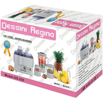 Dessini Regina 4 In 1 Steel Juicer & Blender 1.5 kg OS-555 White