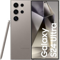 SAMSUNG Galaxy S24 Ultra, AI Phone, 512GB Storage, Titanium Gray, 12GB RAM, Android Smartphone, 200MP Camera, S Pen, Long Battery Life