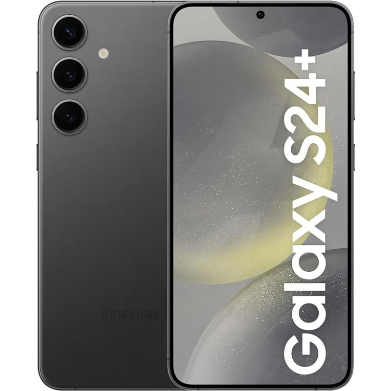 SAMSUNG Galaxy S24+, AI Phone, 256GB Storage, Onyx Black, 12GB RAM, Android Smartphone, 50MP Camera, Bigger Display, Faster RAM, Long Battery Life