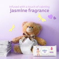 Johnson's Baby Wipes - Ultimate Clean, 12 Packs of 48 wipes, Total 576 Wipes, 1 Year Warranty