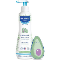 Mustela, Hydra Bebe Body Lotion with Organically Farmed Avocado, 300 ml, pack of 2, 1 Year Warranty