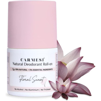 Carmesi Natural Deodorant Roll-on for Women, 50 ML