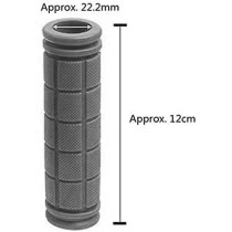 Raptor Non-Slip Rubber Mushroom Bicycle Grips for Kids, Black