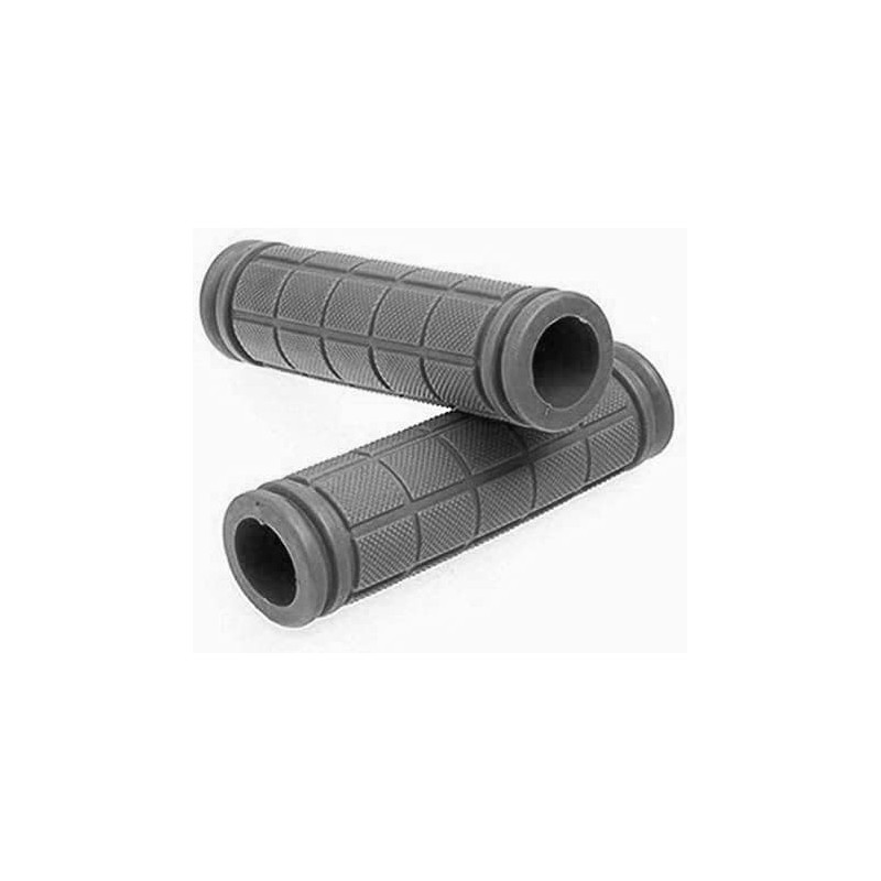 Raptor Non-Slip Rubber Mushroom Bicycle Grips for Kids, Black