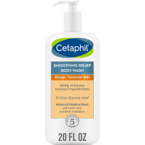 Cetaphil Body Wash by New Smoothing Relief Exfoliating Body Wash, 20 Fl Oz (Pack of 1)