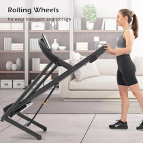 HELIOS FITNESS HTH-8218 (5 HP Peak) Automatic Motorized Walking And Running Treadmill for Home Use, 1 Year Frame Warranty
