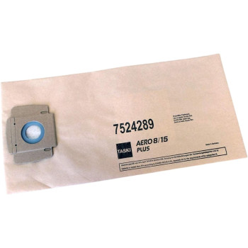 Taski D7524289 Aero 8/15 Plus Filter Paper Replacement Vacuum Bags, 10 Count