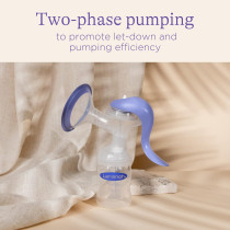 Lansinoh Manual Breast Pump, Hand Pump for Breastfeeding, 1 Count (Pack of 1)