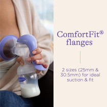 Lansinoh Manual Breast Pump, Hand Pump for Breastfeeding, 1 Count (Pack of 1)