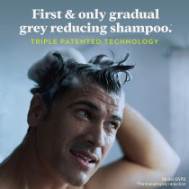 Just For Men Control GX Grey Reducing Shampoo, Gradual Hair Color for Stronger and Healthier Hair, 4 Fl Oz - Pack of 1