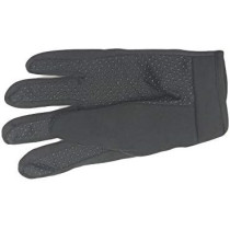 Raptor Full Finger Black Cycling Gloves for Men and Women, Black