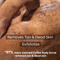 mCaffeine Exfoliating Coffee Body Scrub for Tan Removal & Soft-Smooth Skin For Women And Men 100 ML
