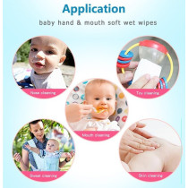 Wetwipes Mega Value Box Baby Wipes Pack Of 12 Pouches X 60 Sheets, 720 Wipes