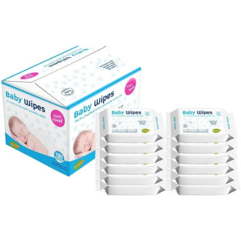 Wetwipes Mega Value Box Baby Wipes Pack Of 12 Pouches X 60 Sheets, 720 Wipes