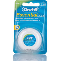 Oral-B Essential Waxed Mint Floss, 50 M, Pack of 6