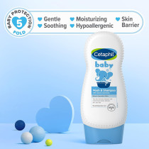 CETAPHIL BABY Wash And Shampoo With Organic Calendula, 7.8 Oz, 230 ML (Pack of 1)