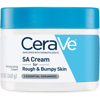 CeraVe SA Cream, Renewing Salicylic Acid Body Cream for Rough and Bumpy Skin, 118 ML