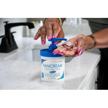 Vanicream Moisturizing Skin Cream with Pump Dispenser, 16 Fl Oz (Pack of 1)