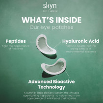 skyn ICELAND Dissolving Microneedle Eye Patches with Hyaluronic Acid & Peptides, 1 Pair (Pack of 1)