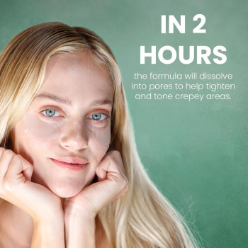 skyn ICELAND Dissolving Microneedle Eye Patches with Hyaluronic Acid & Peptides, 1 Pair (Pack of 1)