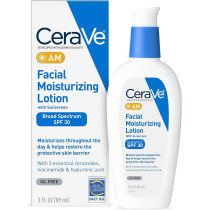 CeraVe Facial Moisturizing Lotion AM SPF 30, 3 Oz, Packaging May Vary