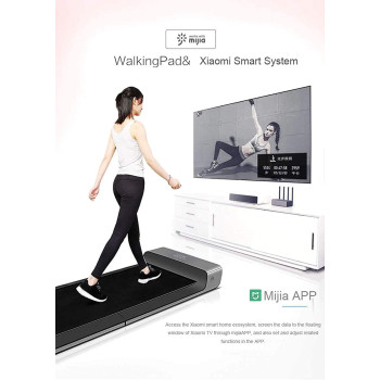 HELIOS FITNESS Walkingpad Under Desk Treadmill, Walking Pad Treadmill with Footstep Induction Speed Control