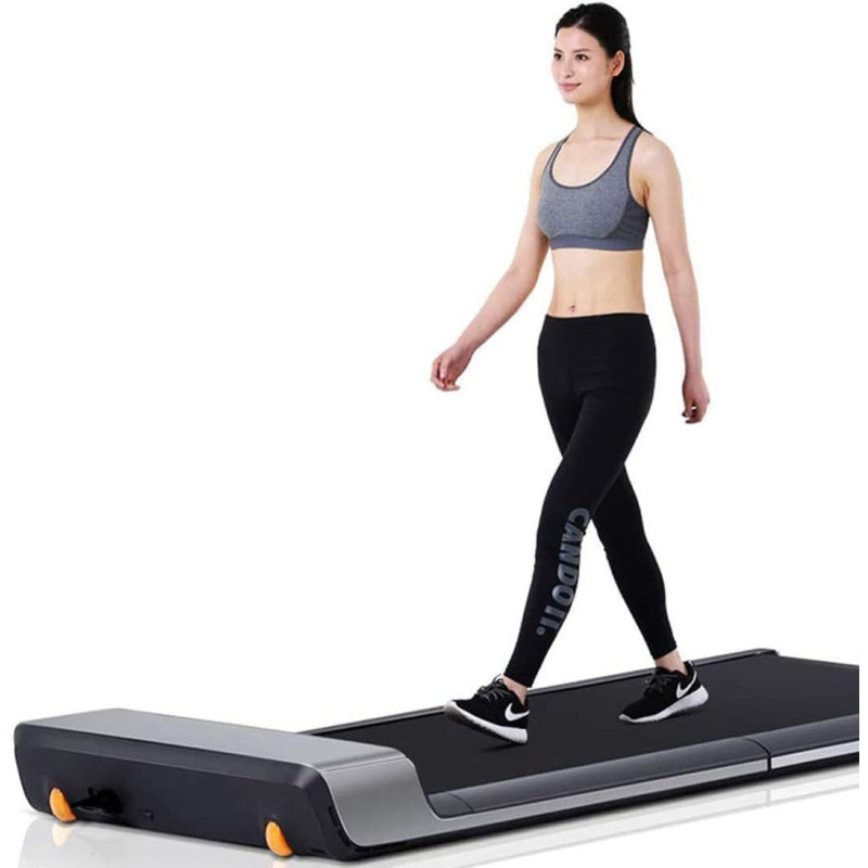 HELIOS FITNESS Walkingpad Under Desk Treadmill, Walking Pad Treadmill with Footstep Induction Speed Control
