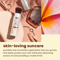 Hawaiian Tropic Mineral Powder Brush, SPF 30, Sun, 0.15 Oz (Pack of 1)