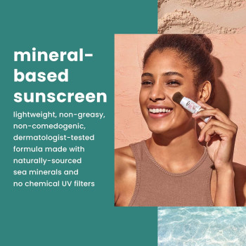 Hawaiian Tropic Mineral Powder Brush, SPF 30, Sun, 0.15 Oz (Pack of 1)