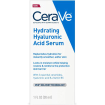 Cerave Hyaluronic Acid Serum for Face with Vitamin B5 and Ceramides, 1 Oz, 30 ML (Pack of 1)