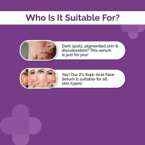 The Derma Co 2 Percentage Kojic Acid Face Serum With 1 Percentage Alpha Arbutin & Niacinamide For Dark Spots & Pigmentation, 30 ML