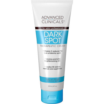 Advanced Clinicals Dark Spot Therapeutic Cream with Vitamin C, Large, 8 Oz